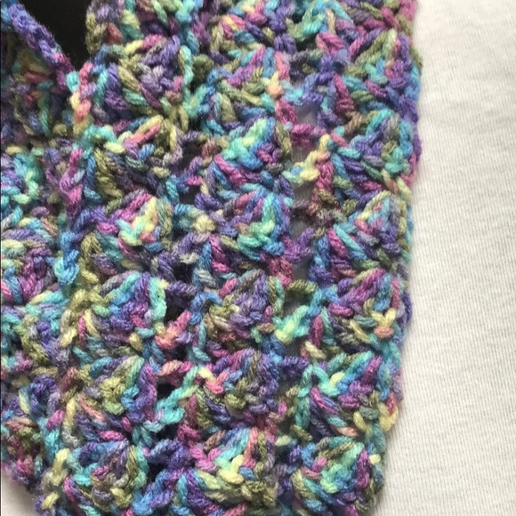 Neck warmer scarf handmade crochet - Picture 3 of 6